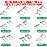 100/500PCS Male Female Terminals DEUTSCH DT/DTM/DTP/JST/AMP/Delphi/ECU Pins 1062-16-0122 1062-12-0166 770520-1 12089307 1