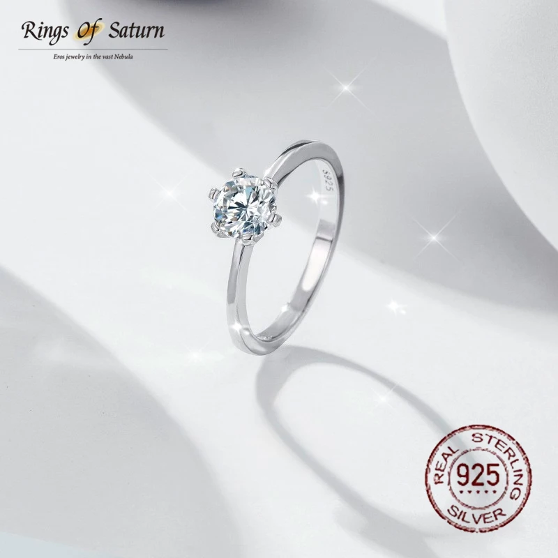 

Rings of saturn Jewelry Silver 925 For Women Romantic Wedding Fine Jewelry Rings