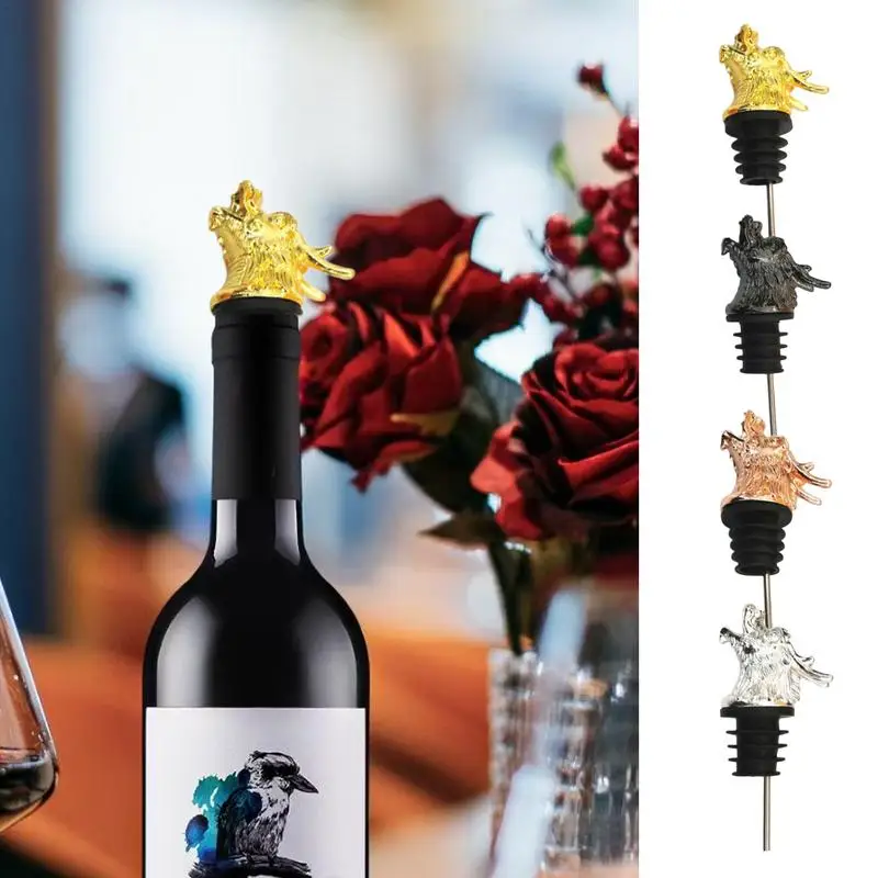 

Винная бутылка с наполнителем, креативная пробка в виде головы дракона, цвет шампанского, изысканная бутылка, аксессуары для герметизации воздуха для баров