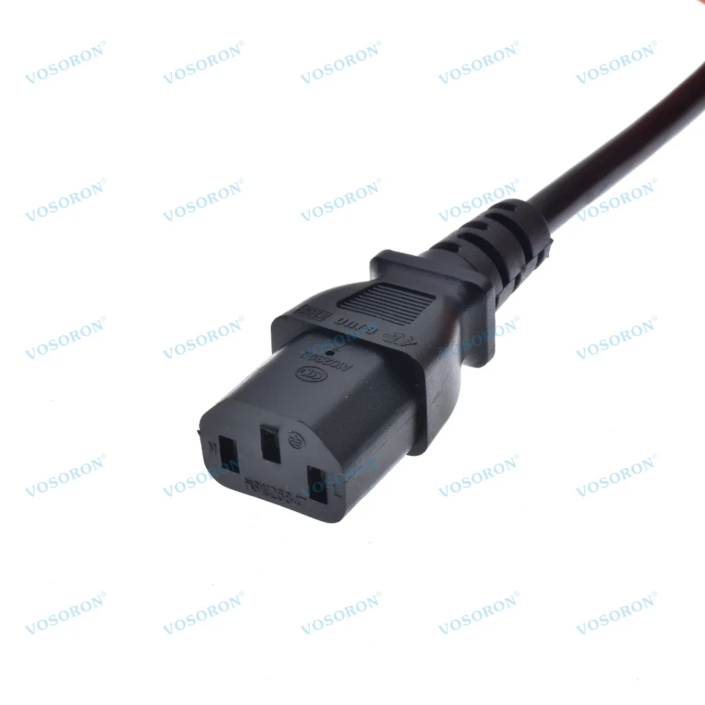 1개 IEC 320 C14에서 C13로 연장 케이블 PDU UPS PC 컴퓨터용 10A 250V 남성 플러그에서 여성 소켓 AC 전원 코드 0.3M/0.6M/1M/2M