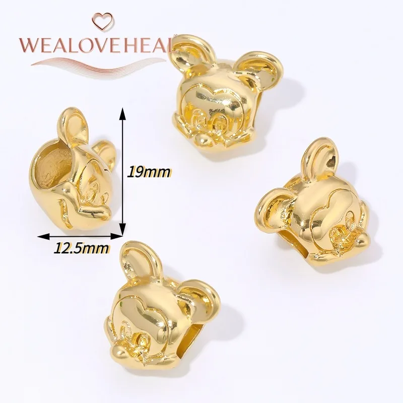 charms für armbänder,2026 Bestseller 18K Vergoldete Messing-Zirkon Herz/Stern/Schmetterling/Traumfänger Charm-Perlen für DIY Armband Schmuckherstellung Zubehör – Detail 30