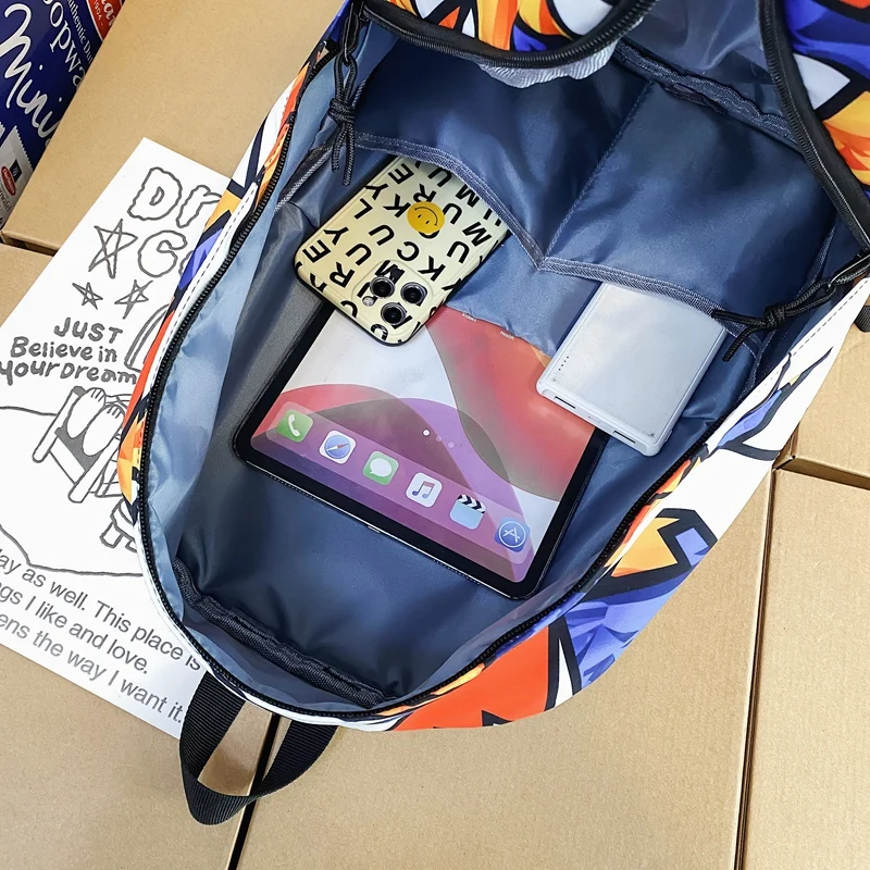 Lady Graffiti Student Backpack Girl Travel Kawaii School Bags Trendy Cool Female College Backpacks Women Laptop Book Bag Fashion
