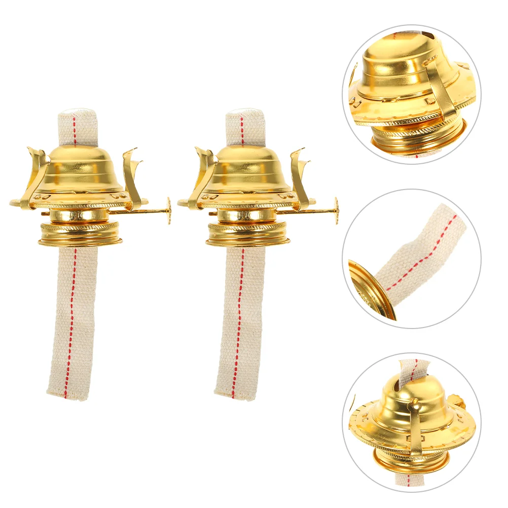 

2pcs Kerosene Lamp Regulator Retro Oil lamp Burner Kerosene Oil Lamp Holder Kerosene Supply