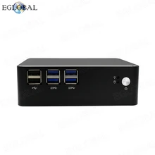 EGLOBAL F2N Barebone Fan Mini PC Windows 10 Intel Core i7 6567U i5 6267U 7200U i3 7167U Dual Core Mini Desktop PC HDMI VGA Wifi