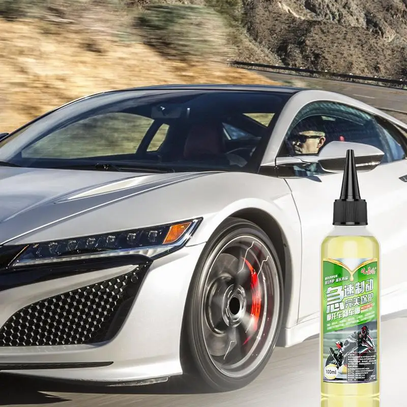 Motorcycle Brake Fluid 100ml Motorcycle Brake Oil DOT 4 Motorcycle Brake Mineral Oil Automotive Tricycle High Temperature Scooter Fluid
