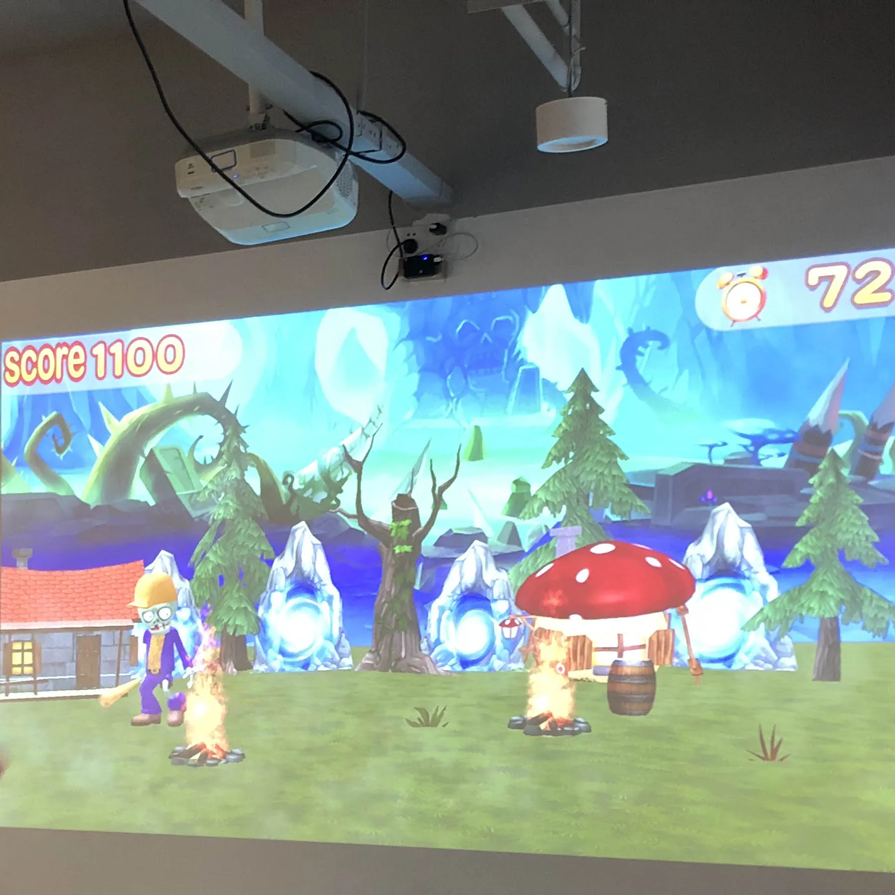 몰입형 게임 AR 홀로그램 3D 인터랙티브 바닥 및 벽 프로젝션 스크린 시스템, 어린이 놀이터용 고해상도 효과