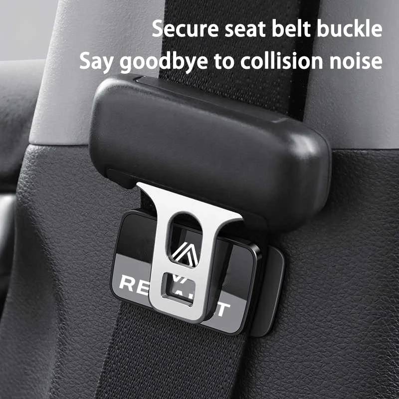 새로운 Renault Clio Megane Captur Master Logan Kangoo Trafic Duster 용 자기 자동차 인테리어 안전 벨트 홀더 안정기