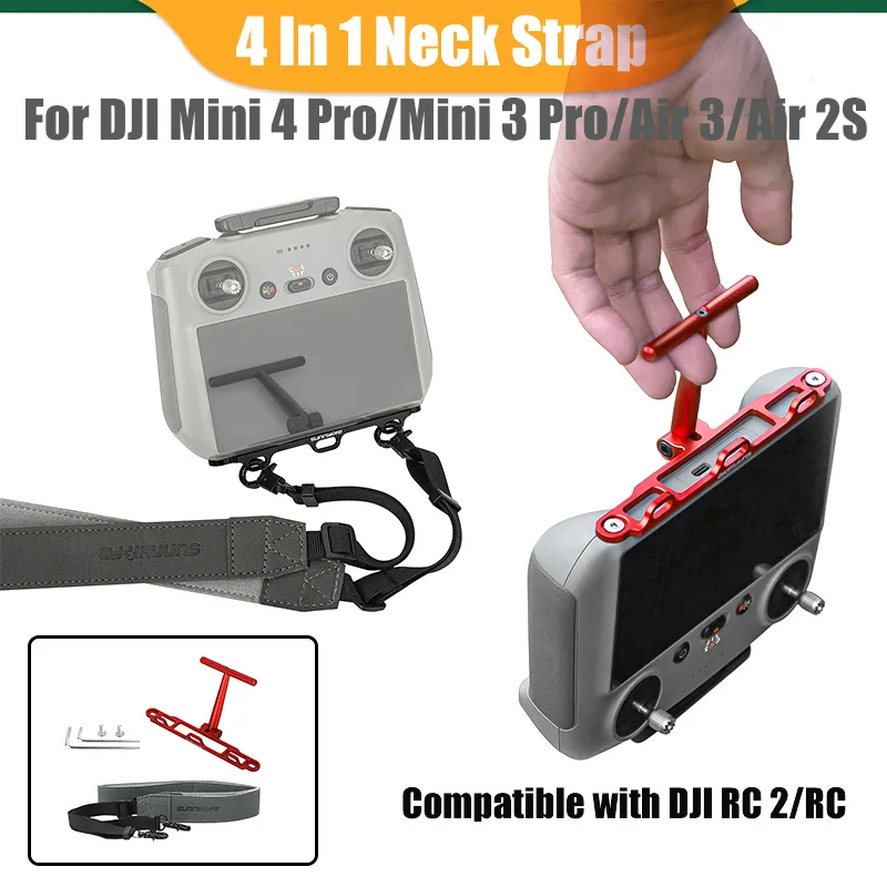 Lanière de cou pour DJI Mini 4/3 Pro/Air 3, support de contrôleur RC 2/1