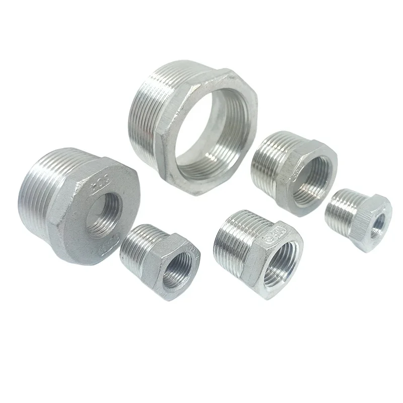 Pipe Fittings Tonifying Heart Reducer Bushing 1/8" 1/4" 3/8" 1/2" BSP Male/Female Thread SS304 Stainless Steel For Water Gas Oil