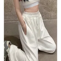 SHUJIN Oversize Women White Jogging Sweatpants Korean Fashion Sports Pants Casual Harajuku Wide Joggers Trousers Ankle-length - Image 5