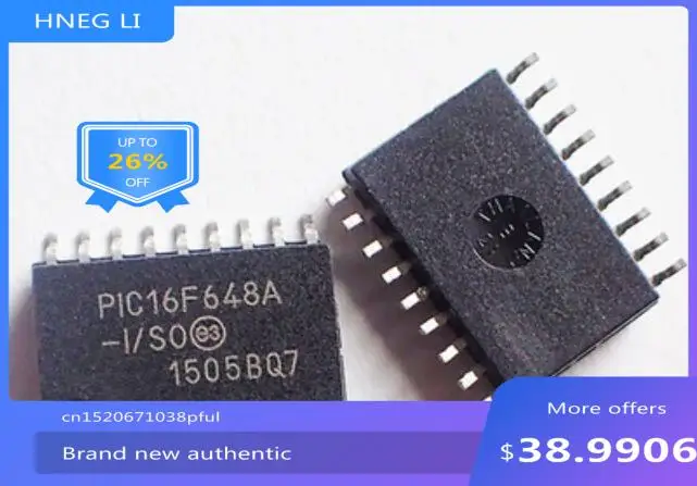 

100% NEW Free shipping PIC16F648A-I/SO 16F648A SOP18 MODULE new in stock Free Shipping