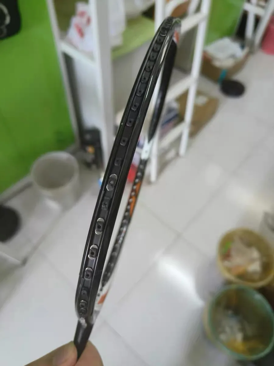 50pcs Badminton racket anti collapse metal gasket double hole anti collapse gasket