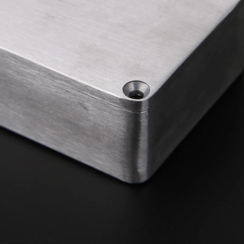 1590B Gitarreneffektgehäuse mit Schrauben, Aluminium-Effektpedalgehäuse, Ersatz-Musikinstrumenten-Set – Detail 4