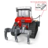 DT60 KIT LESU RC Hydraulic Bulldozer 1/14 Scale Dozer Crawler Painted Pump Light Sound ESC Motor RC Truck Toys for Boys Thzh1269 4