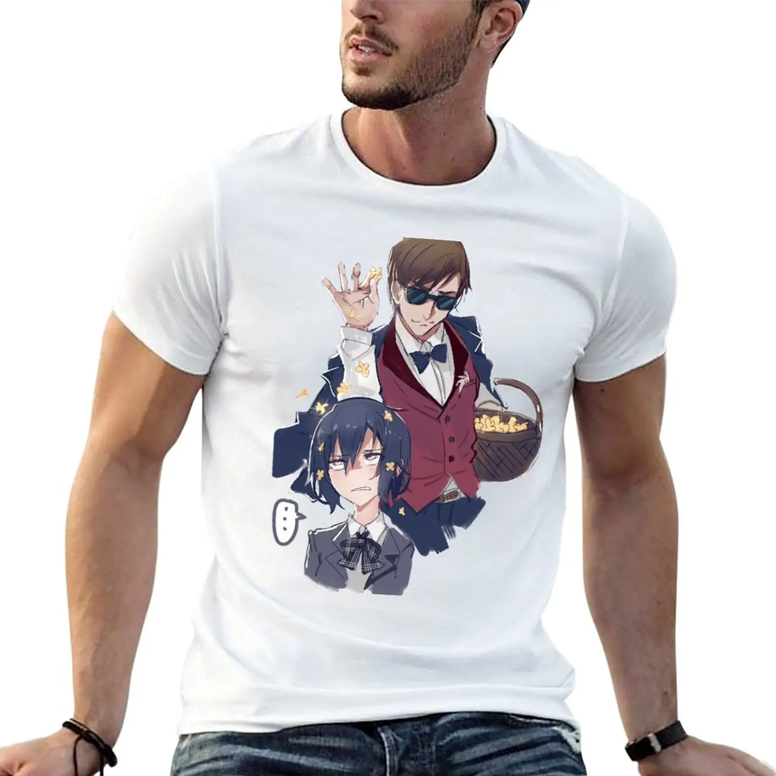 

New Kotaro and Junko, Zombieland Saga T-Shirt cute tops tops plain t-shirt mens t shirt