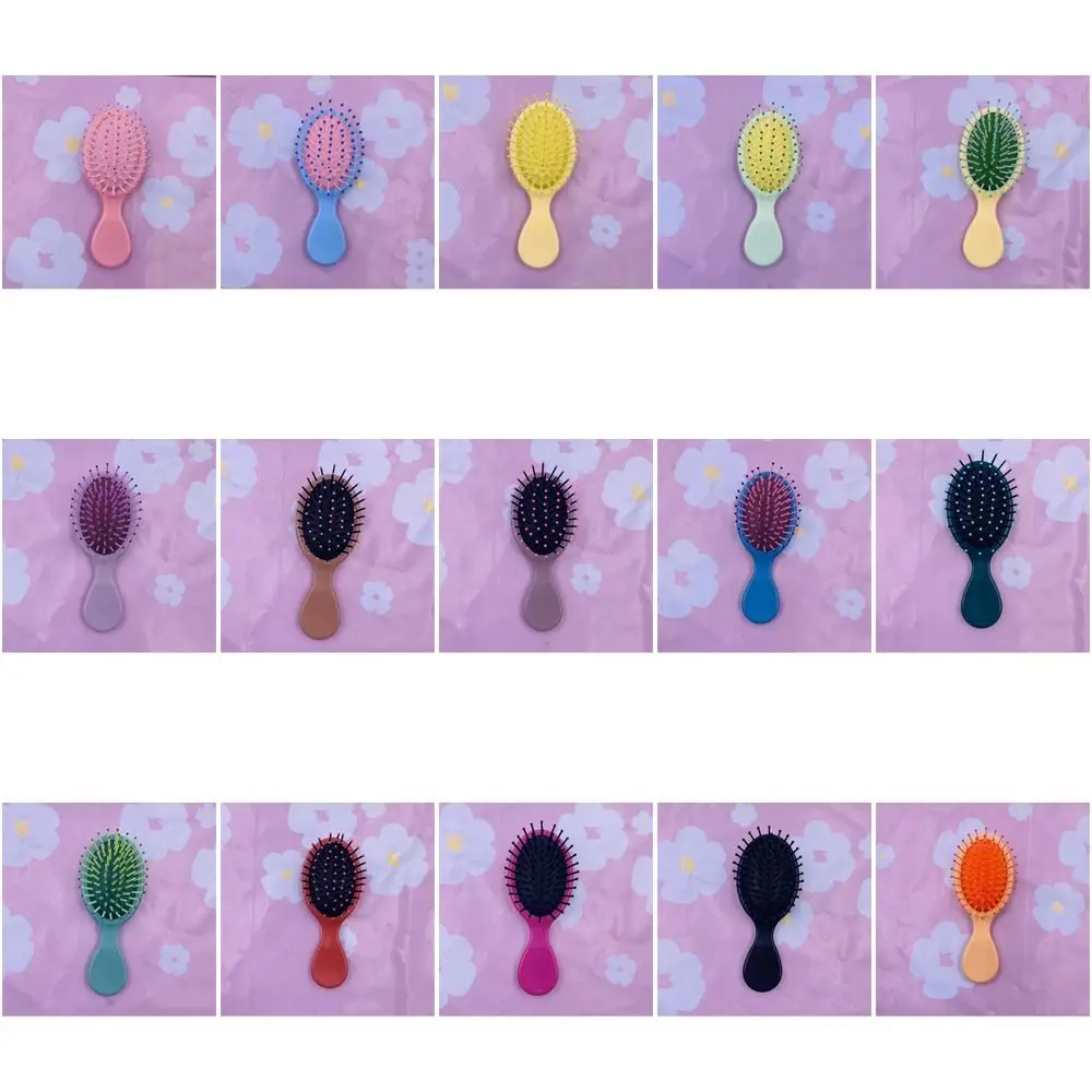 Description Picture 3 of itemAnti-static Air Bag Hair Comb Mini Durable Massage Comb Macaron Color Hair Salon Air Cushion Comb Children Girl