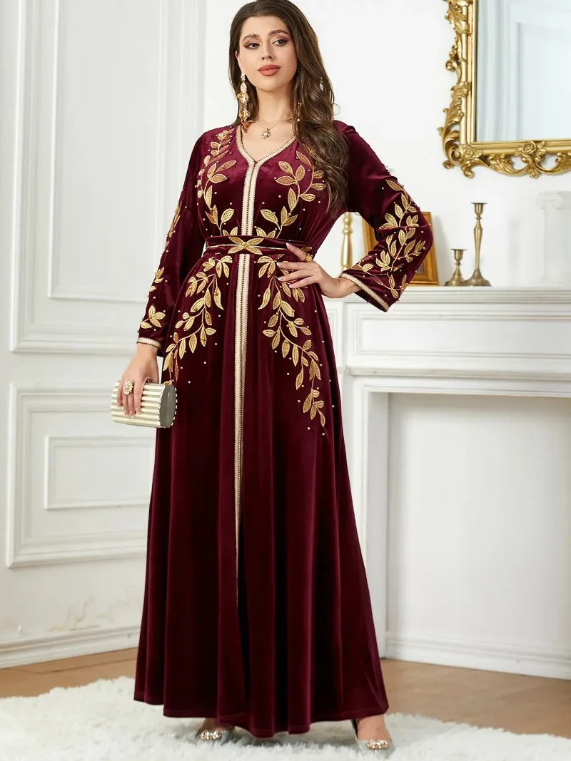 Рисунок 3 - Осеннее арабское длинное платье Caftan для женщин