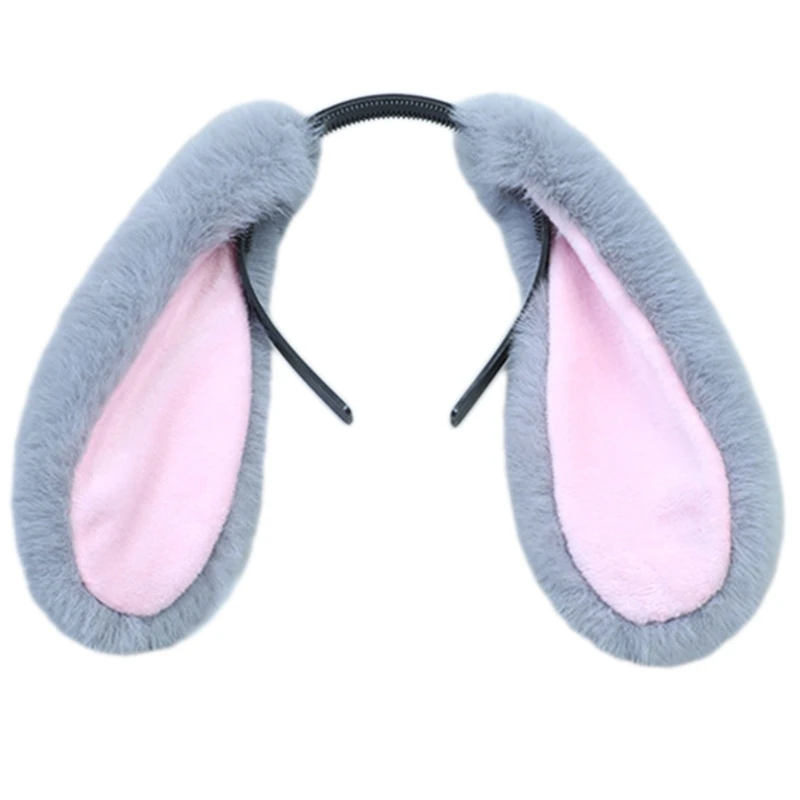 Fascia Con Orecchie Di Coniglio Per Pasqua E Feste - Set Con Cerchietto