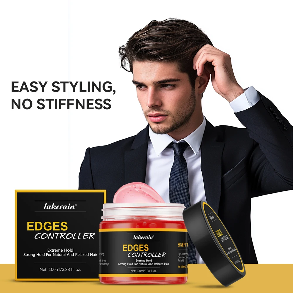Edge Control Gel Anti Frizz Hair Wax Girl For Hair Styling Woman Stuff Man Bar Antifriz African Glue Care Makeup