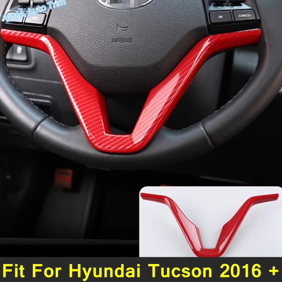 

1 шт., декоративная рамка для руля Hyundai Tucson 2016 - 2020