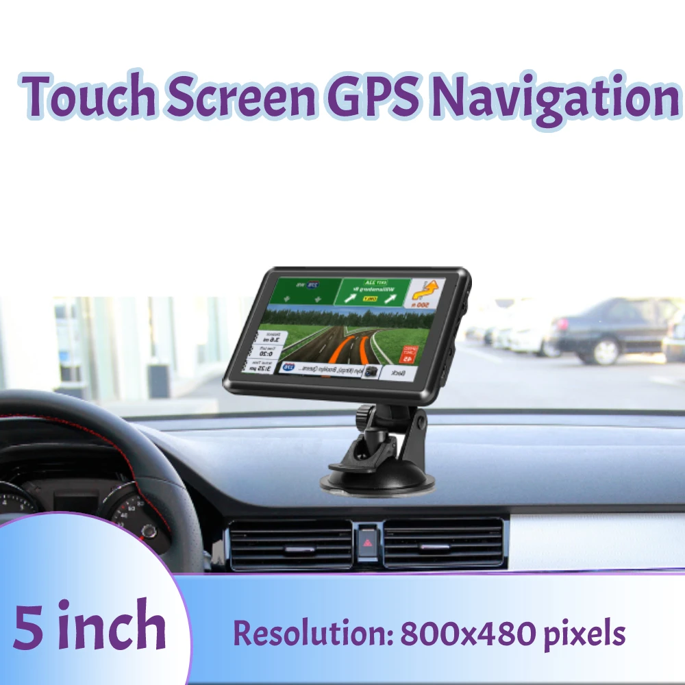 5 inch GPS Navigation Touchscreen Video Player Car Player Photo Browser