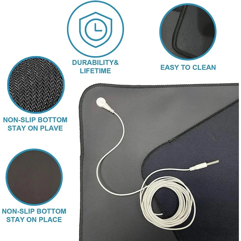 Earth Moon Grounding Massage Pad Anti static Grounding Pad 60x90CM Reduce Inflammation Improve Sleep Energy Recovery Yoga Mat 4