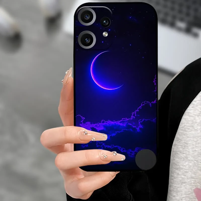 Premium Soft TPU Silicone Back Cover with Camera Protector - Black Bumper Case