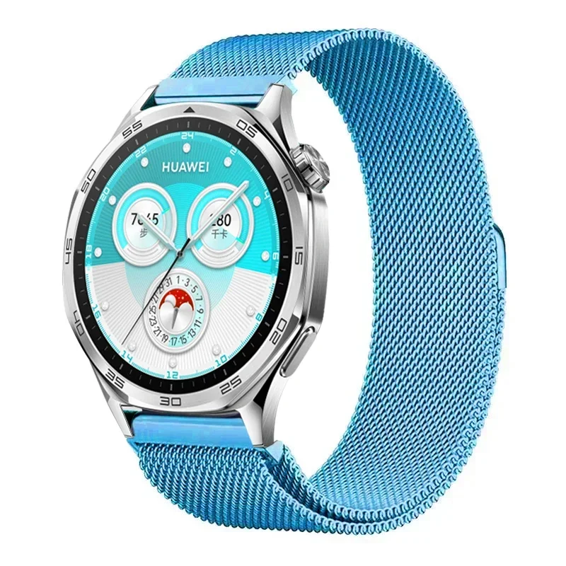 Sleek Milanese Magnetic Watch Band, 20mm/22mm, Stainless Steel Mesh Strap