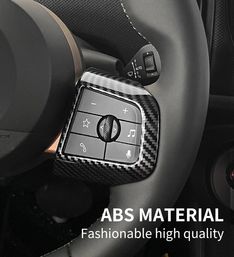 Für Mini Cooper F65 F66 F67 E/SE J01 Aceman J05 U25 Countryman Auto Lenkrad Mittelkonsole Tastenabdeckung Auto Zubehör – Detail 8
