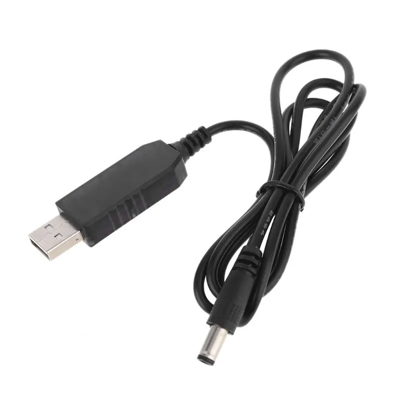 Universal USB 5V to 4.2V 8.4V 12.6V 5.5x2.1mm Line Converter Power Charging Cable for 18650 Lithium Pack