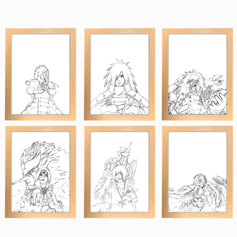 Naruto Anime Photo Frame Night Light Box