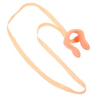 Adult Nose Clips Silicone rope Swimming Nose Clip with String Comfortable Soft Latex Plugs for Children Kids with case Wholesale 1