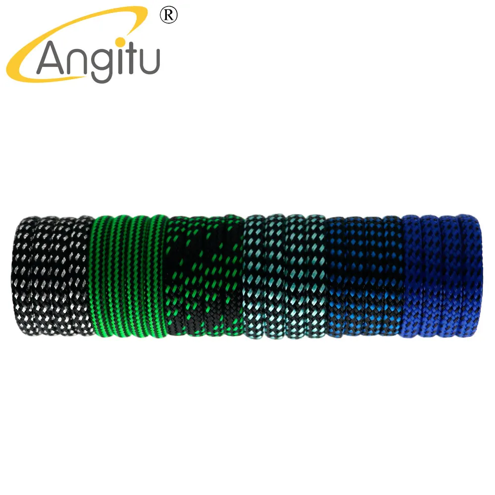 Luva Expansível Alta Densidade do Animal de Estimação de Angitu 100m mm para Atx Gpu Cpu Cabos de Proteção de Fio Isolamento Trançado Sleeving