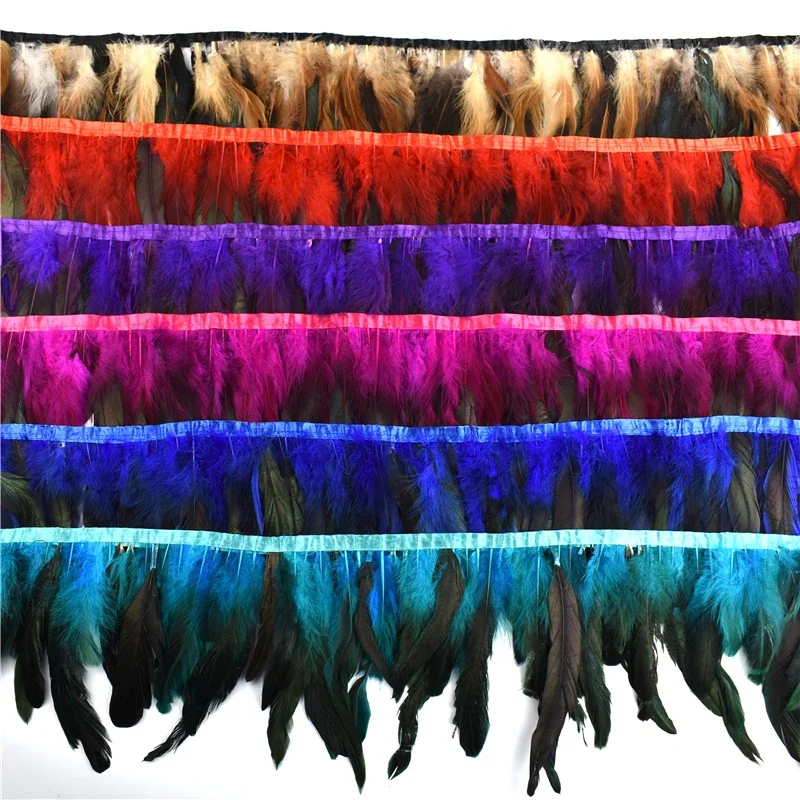Frange En Plumes De Dinde Pour Fête, Robe De Mariage, Couture, Travaux