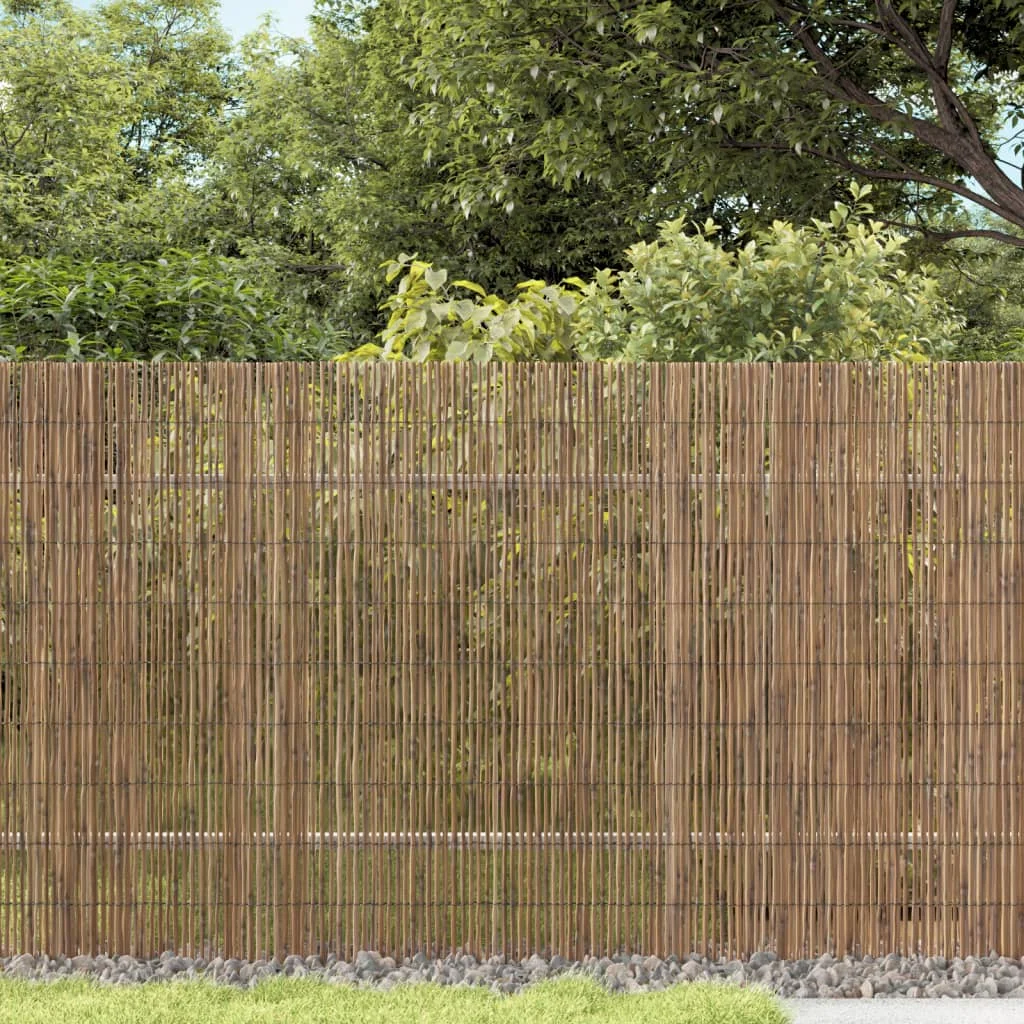 Gartenzaun 1000x90 cm aus Schilfrohr, ideal für Gärten, Terrassen und Balkone. Schützen Sie die Privatsphäre. – Detail 1