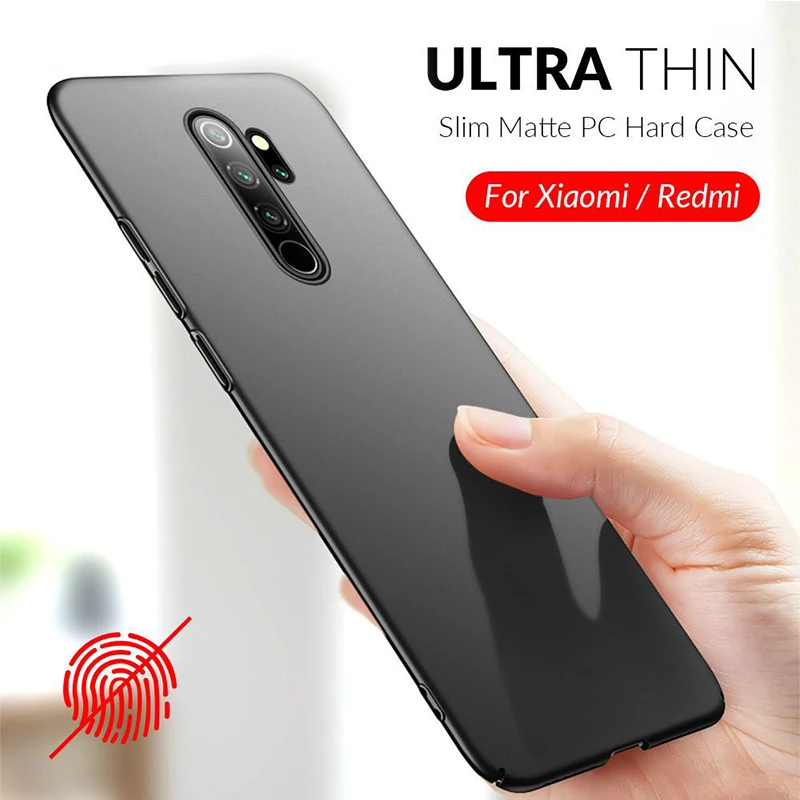 Ультратонкий чехол для телефона xiaomi Redmi Note 9 8T 8 7 6 Pro 10X 8A 7A K20 Mi 9T жесткий матовый из