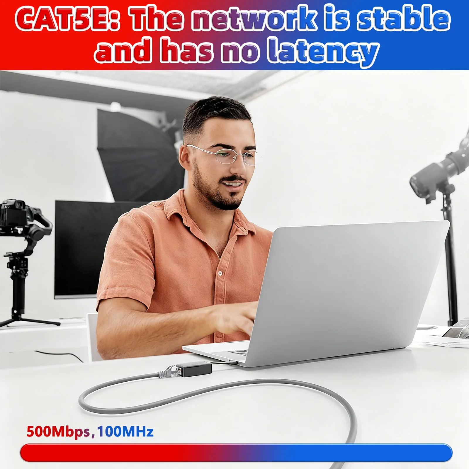 3M 10M Cat5e 이더넷 케이블 고속 LAN 네트워크 패치 코드 RJ45 원형 PC 노트북 라우터 모뎀 TV 게임 네트워크 케이블 CAT5