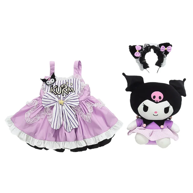 Kawaii Sanrio Kuromi Vestido Infantil, Desenhos Animados Anime, Manga  curta, Vestidos Princesa Lolita, Roupas de Bebê, Presente Bonito, Festa de  Verão - AliExpress