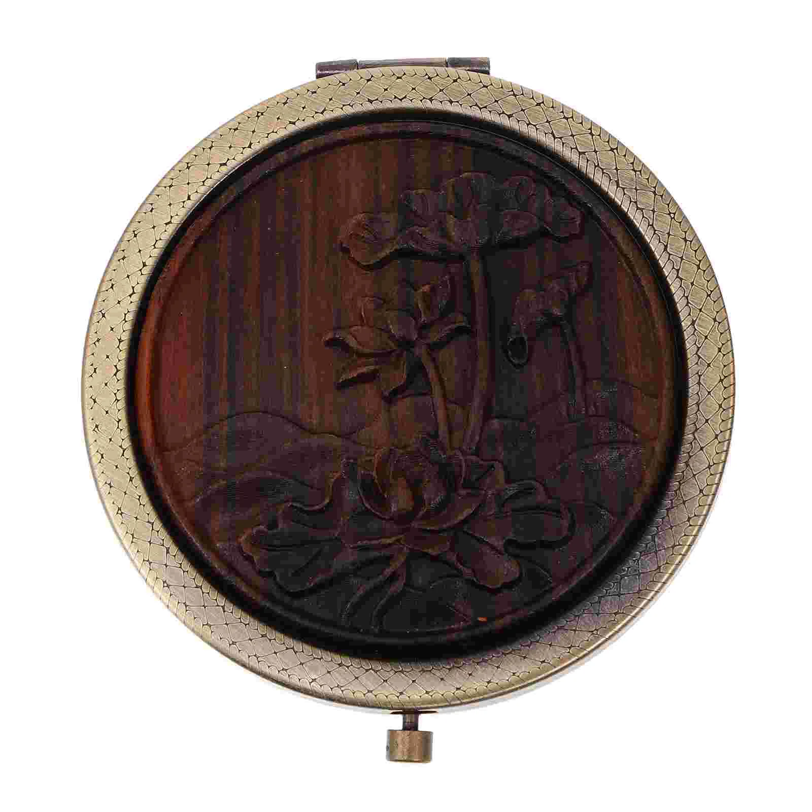 

Makeup Mirror Vintage Style Makeup Mirror Folding Compact Cosmetics Mirror for Travel Mirrors Makeup