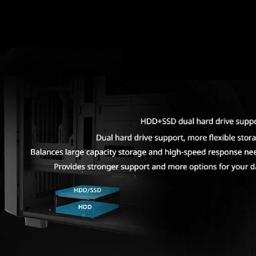 WJCOOLMAN Craftsman Plus ATX MATX PC 케이스 유리 투명 나무 스트립 패널 게이머용 360 수냉 케이스