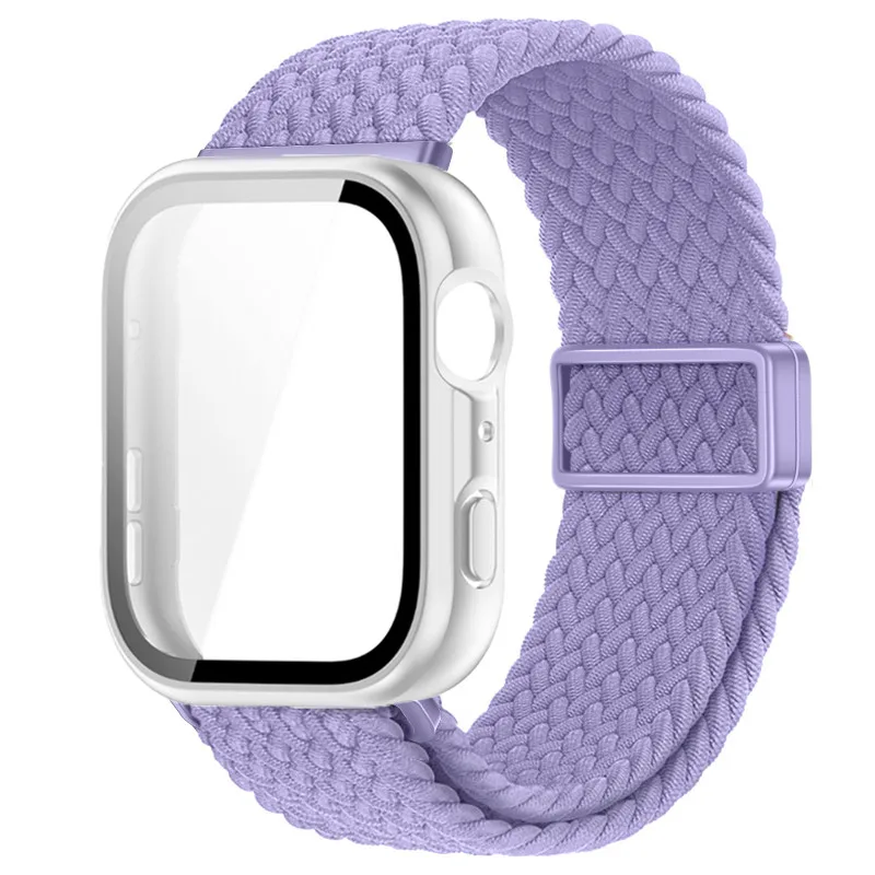 Braided Nylon Strap with Magnetic Buckle and Protective Screen Cover