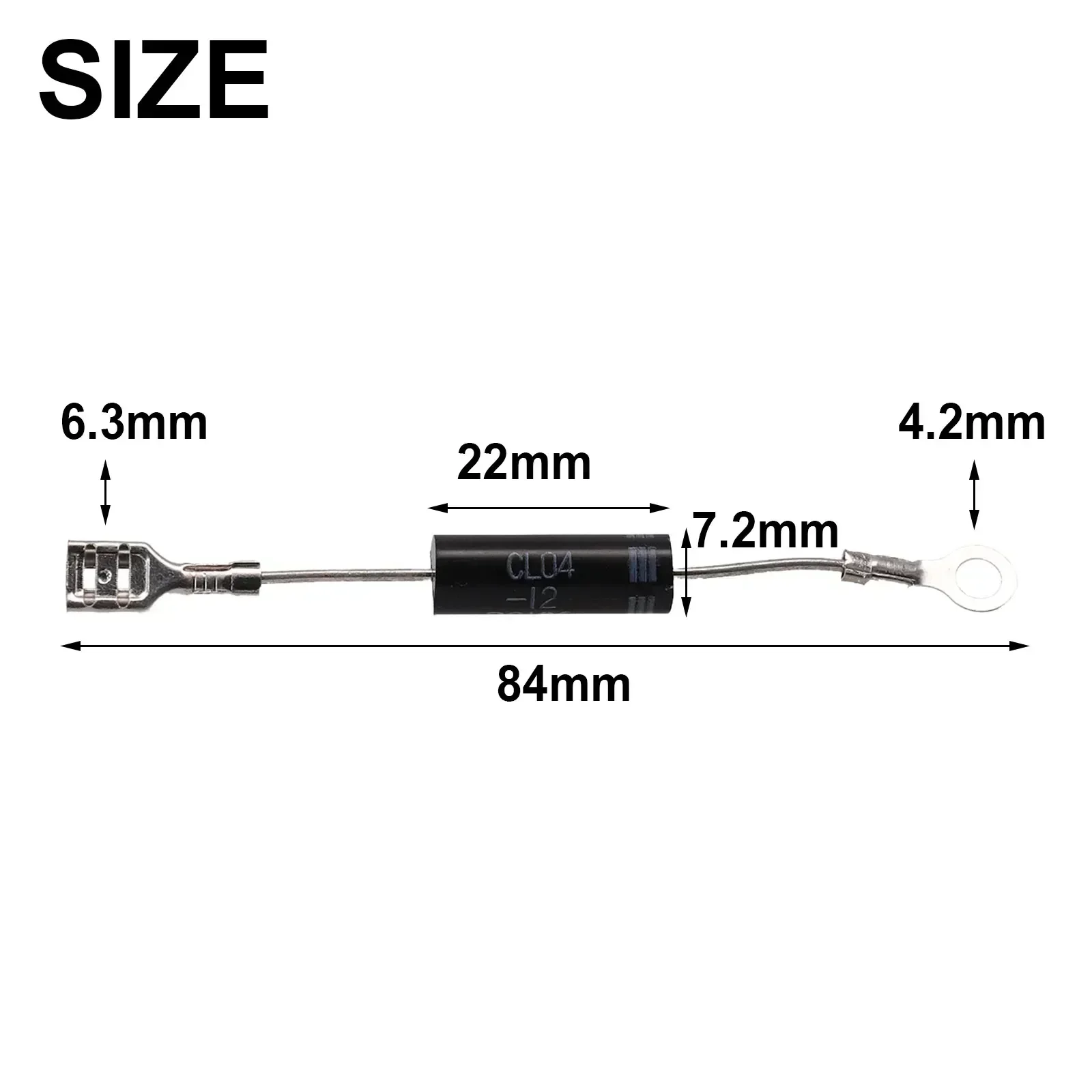 10 Diodes Unidirectionnelles CL04-12 Haute Tension - Pour Micro-ondes Et Applications Générales - Neuf - Sans Marque