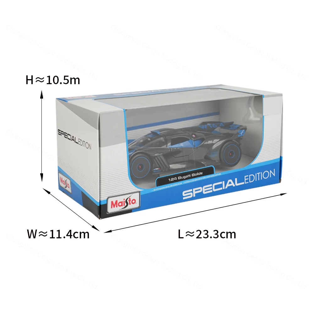 Maisto 1:24 Bugatti Bolide Sports Car Static Die Cast Vehicles Collectible Model Car Toys 4