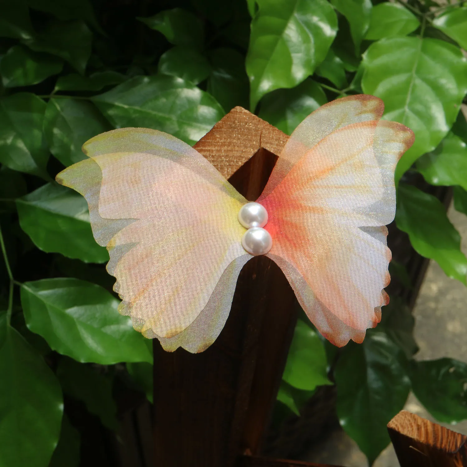 36 Toppe Con Ali Di Farfalla In Rilievo - Applique In Tessuto Con Glitter Per Cucito Fai Da Te - Foto 5