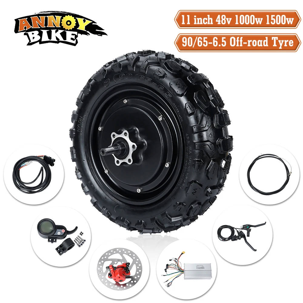 11inchScooterMotorKitScooterWheel48v1000w1500wOffRoadTyre