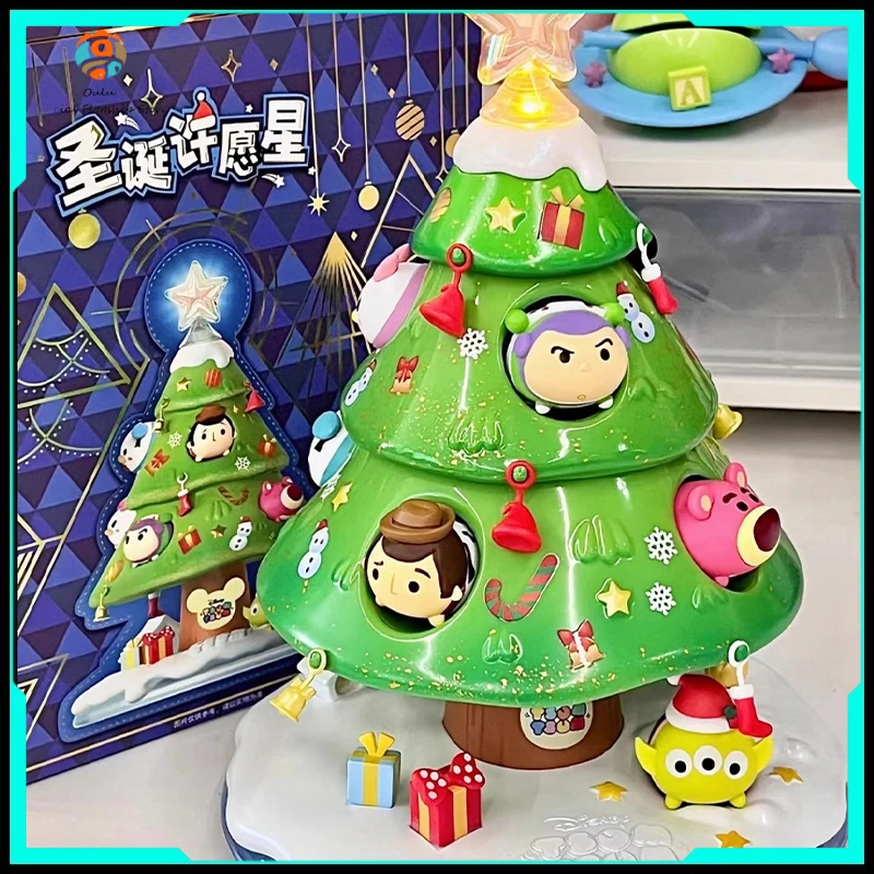 

Disney Toy Story Anime Figure Buzz Lightyear Christmas Tree Novelty Toys Woody Figurine Christmas Room Decoration Free Gift