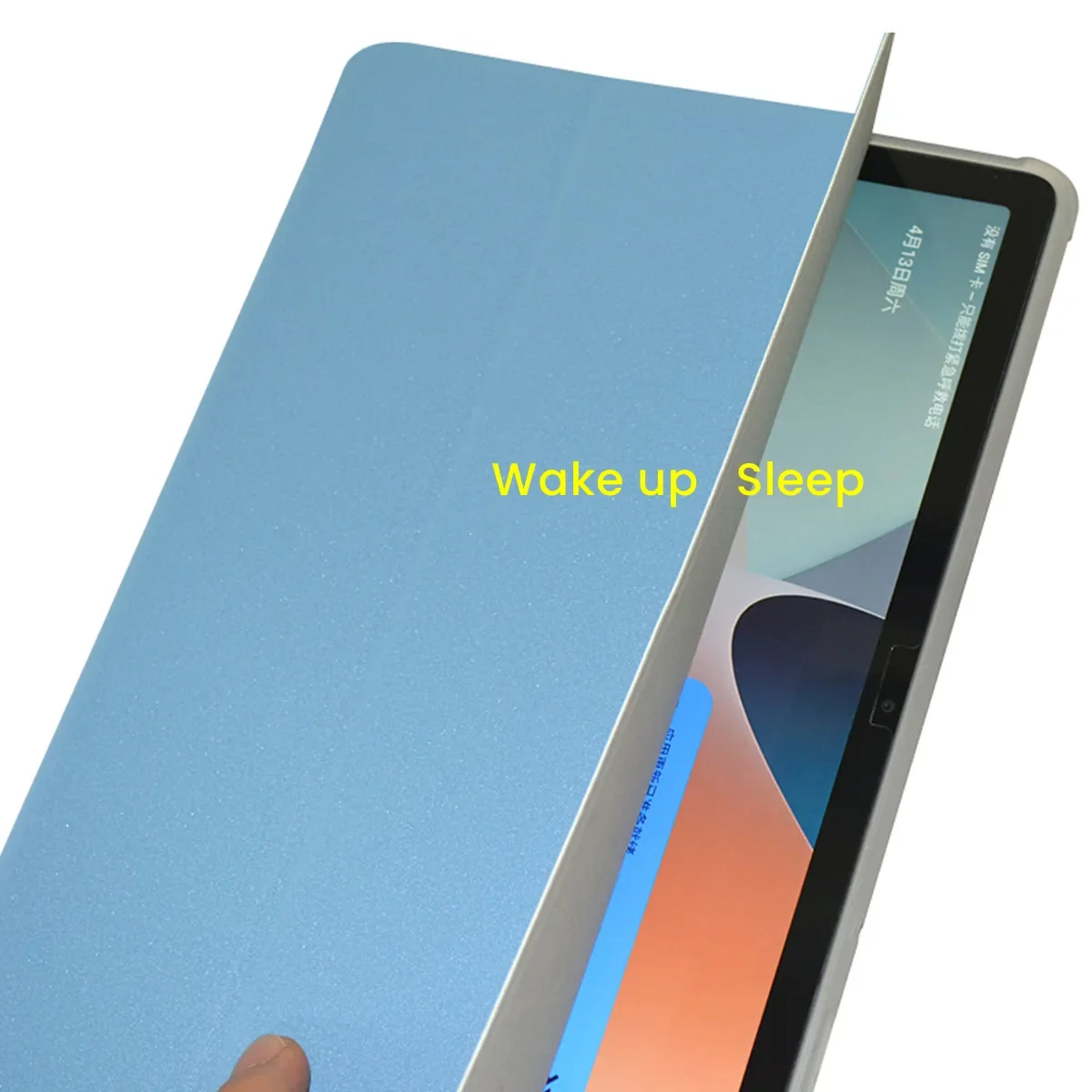 Tri-Folding Stand Funda For Teclast P50 P50S Case Smart Auto Sleep/Wake-up 11" Tablet PC Folio Cover with Soft TPU Back Shell