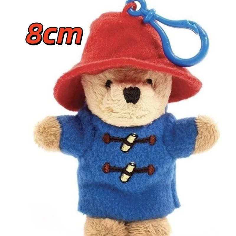 8 cm Großbritannien Paddington Bär Plüschpuppen Kawaii Kleine Bär Stoffpuppen Hochwertige Kinder Weihnachtsgeburtstagsgeschenke