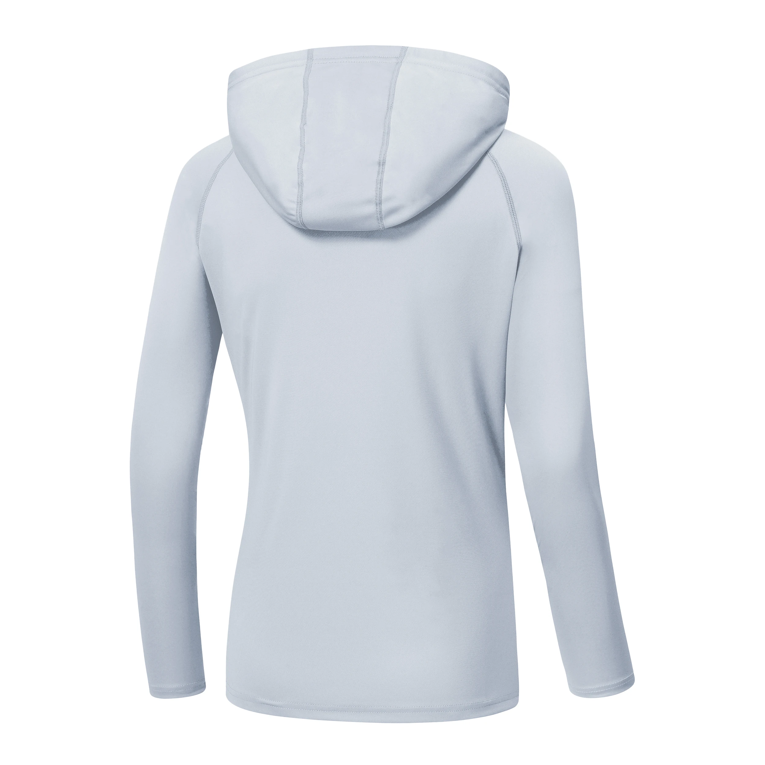 Damen UPF 50+ Rash Guard Langarmshirts Sonnenschutz Schnell trocknend Leichtes T-Shirt Schwimmen Wandern Laufen Angeln – Detail 12