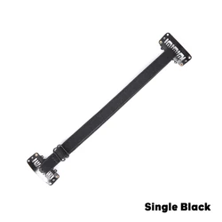 Magic Elastic Lifting Band with Adjustable Strap and BB Clips for Enhanced Eyes and Brows (Single Black)
